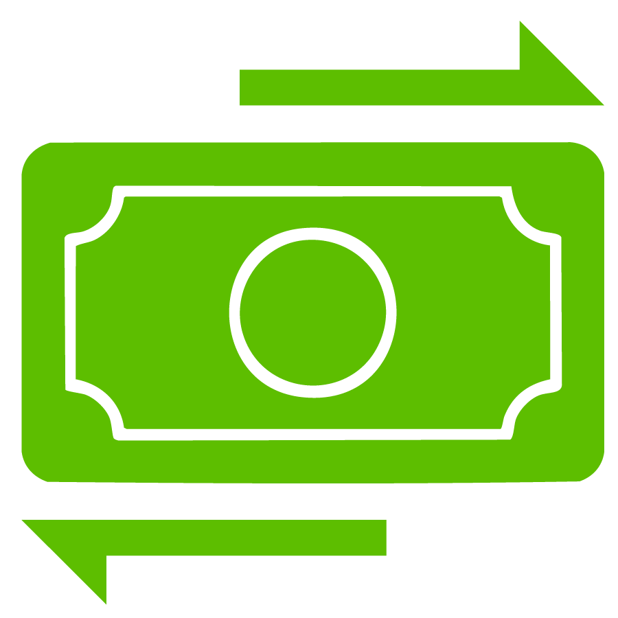 Transact in cash via a wide network of ATMs & CDMs
